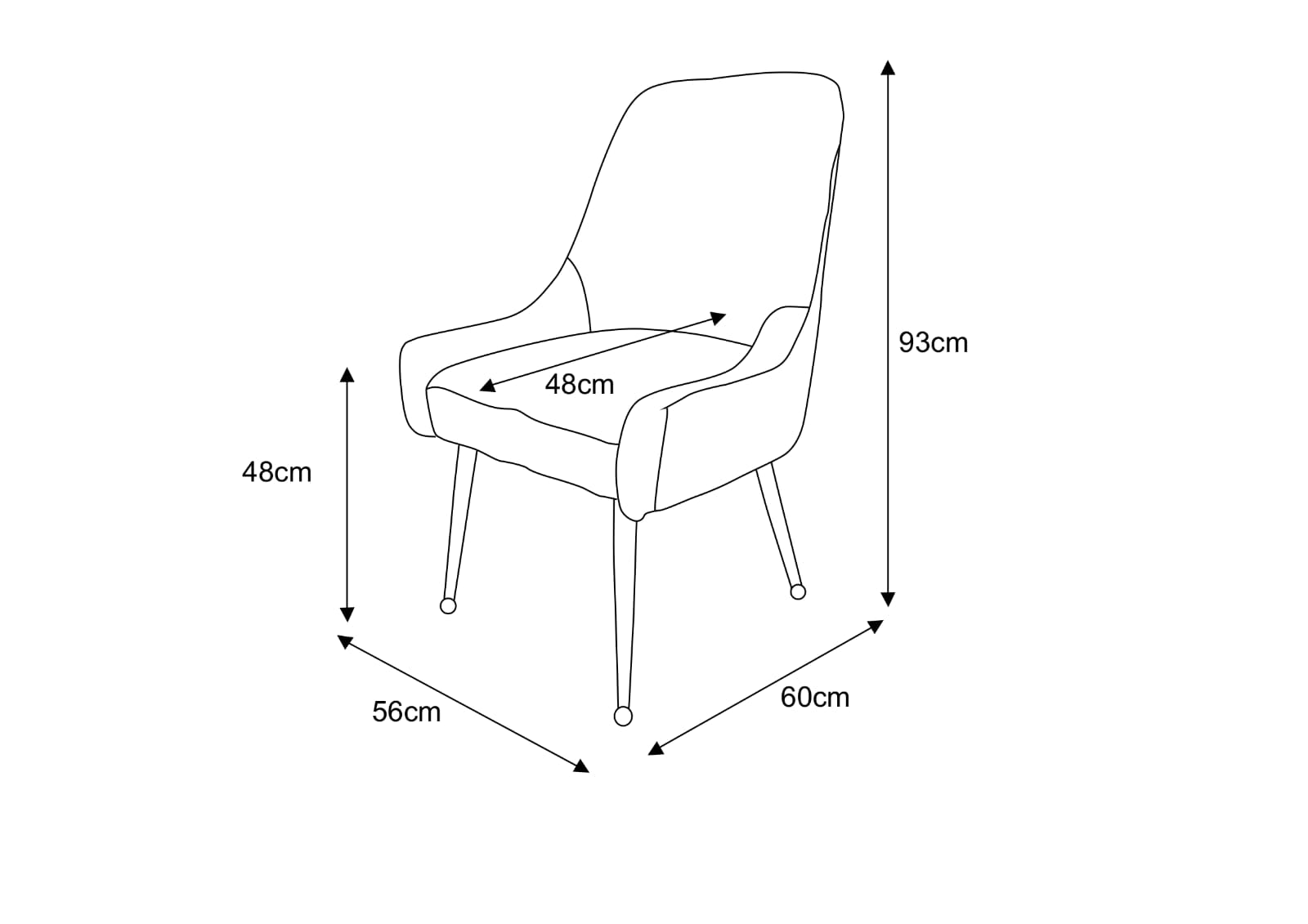 Ensemble Table à Manger en Marbre Blanc et Chaises en Velours Gris avec Pieds argenté - Meublei