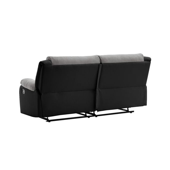 Canapé de relaxation 9121 avec 2 assises XXL en microfibre et simili - Meublei