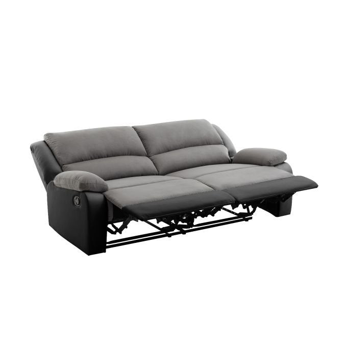 Canapé de relaxation 9121 avec 2 assises XXL en microfibre et simili - Meublei