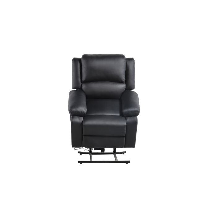 Fauteuil de relaxation électrique 9121 releveur, massant et chauffant en simili - Meublei