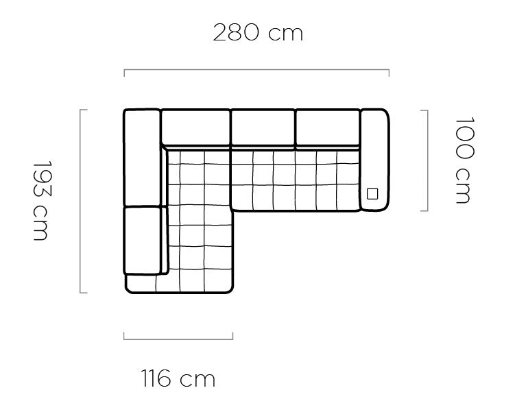 Canapé d’angle avec fonction couchage, rangement et chargeur à induction - Meublei