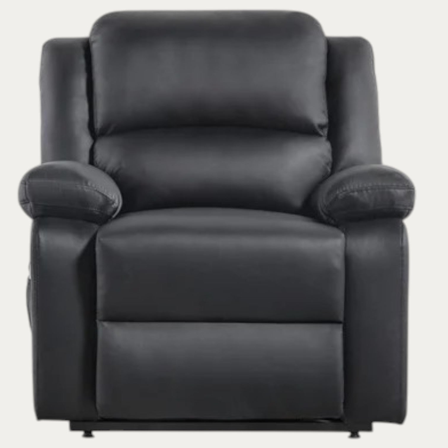 Fauteuil de relaxation électrique 9121 releveur, massant et chauffant en simili - Meublei