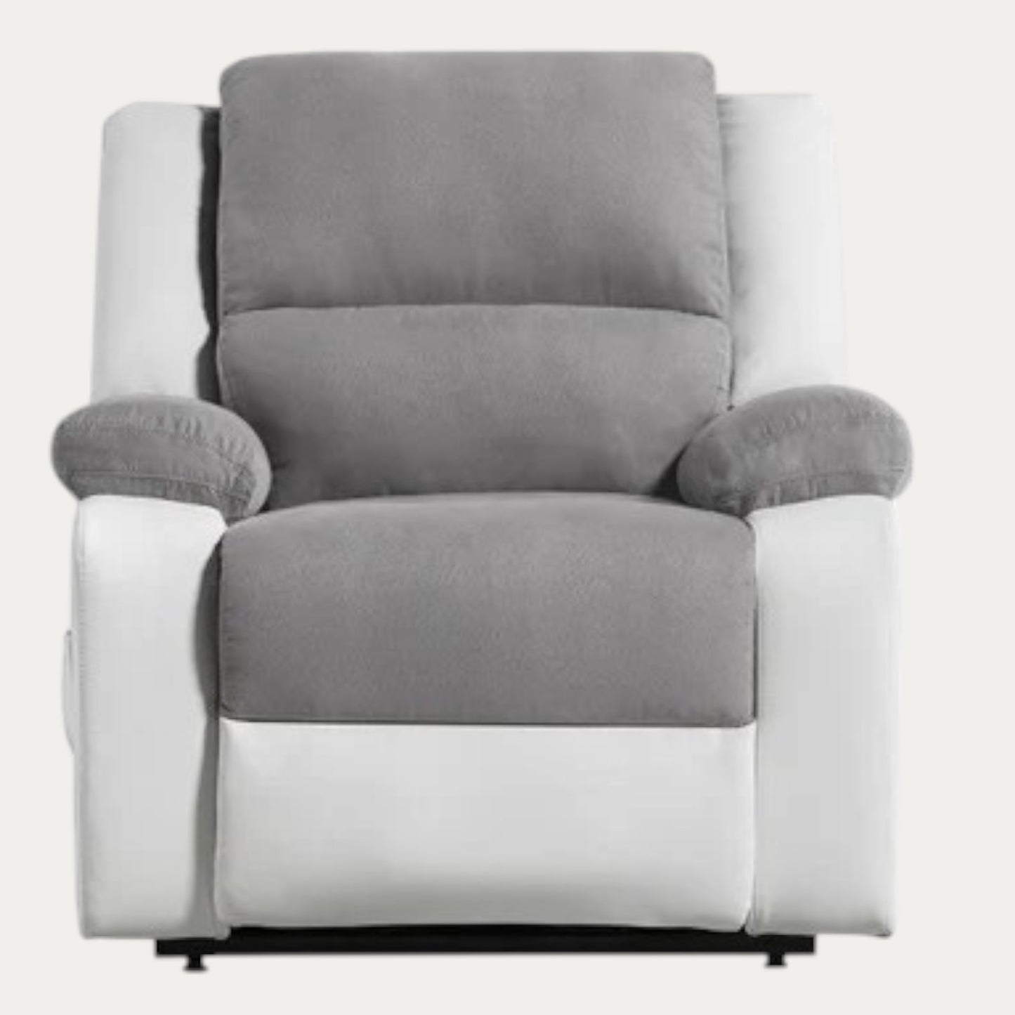 Fauteuil de relaxation électrique 9121 releveur, massant et chauffant en microfibre et simili - Meublei