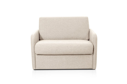 Fauteuil couchage DANILO rapide 70x190 en tissu - Meublei