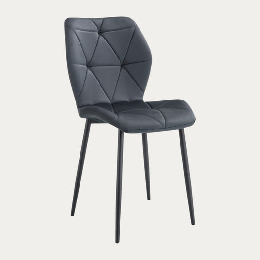 Chaise avec Piétement Doré ou Métal Noir - Meublei