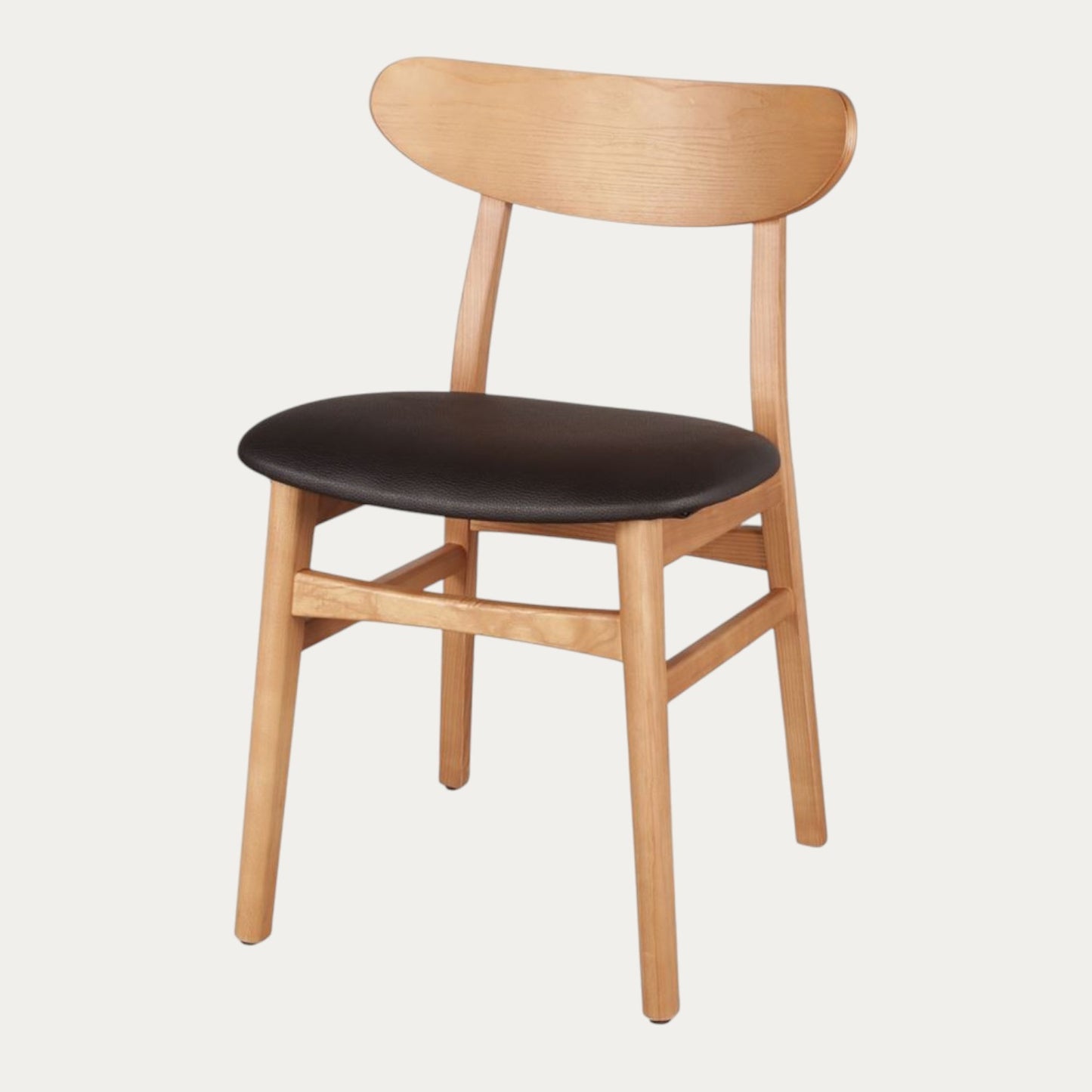 Chaise en Bois: Élégance Nordique avec Assise Rembourrée - Meublei