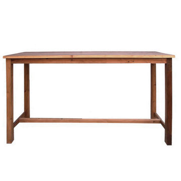 Table haute en bois Carmona, style rustique - Idéale pour un bar haut ou en tant qu'auxiliaire