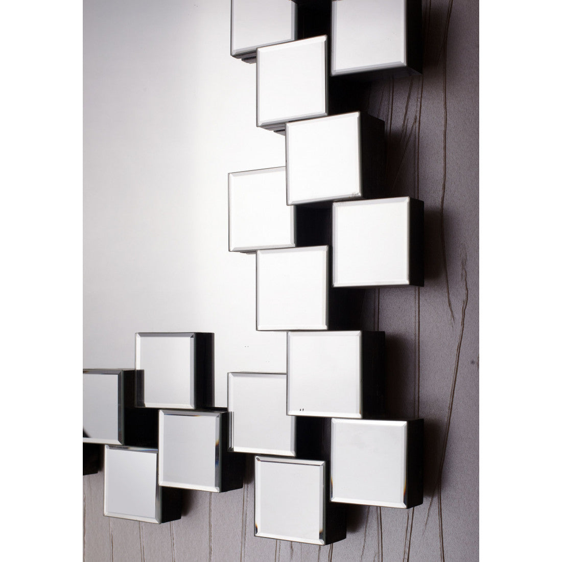 miroir mural  Argenté 120 cm x 85 cm x 4,7cm - Meublei