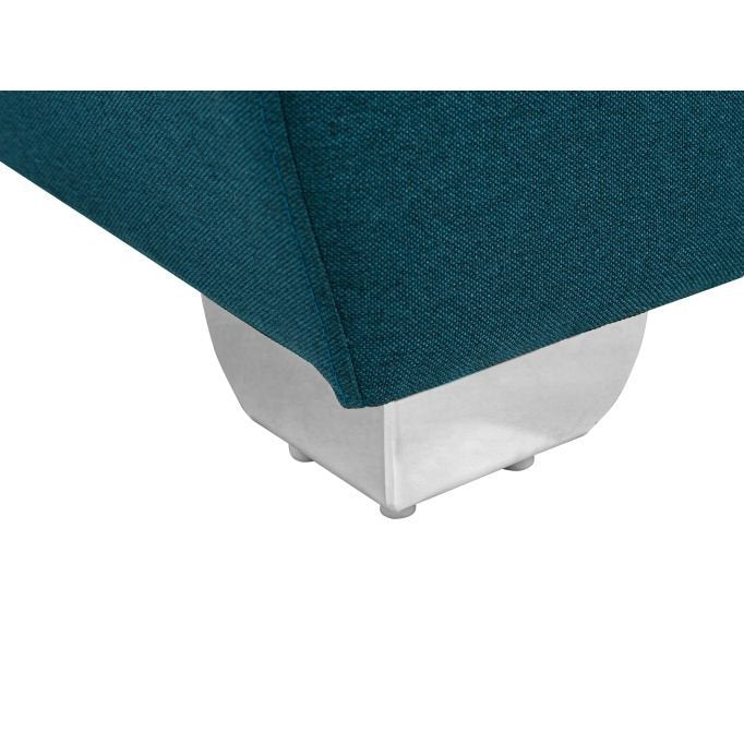 Canapé d'angle PAOLA convertible avec coffre en tissu - Meublei