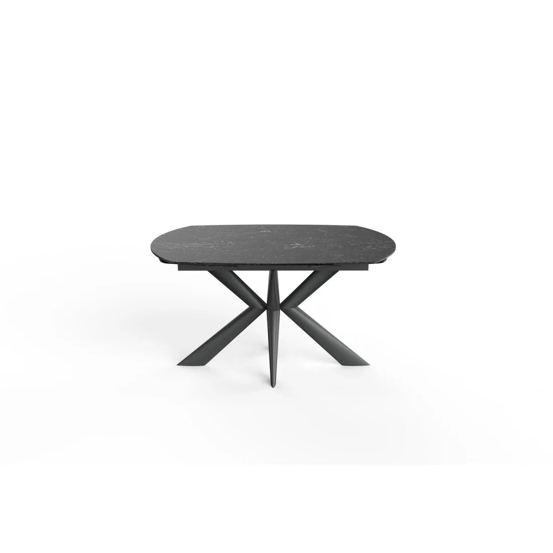 La table de salle à manger extensible Bonita : un design épuré et un plateau rotatif pour un confort optimal - Meublei