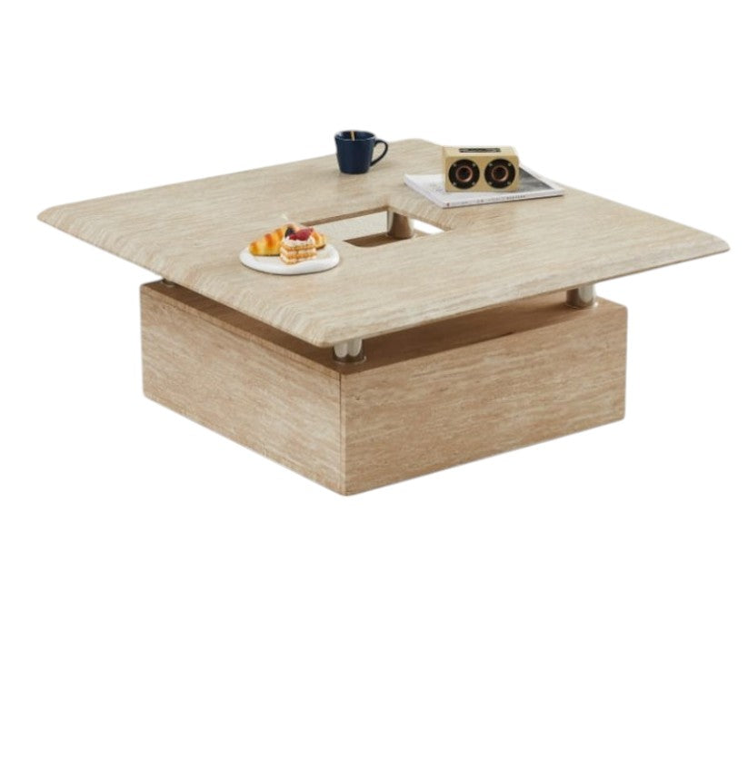 Table Basse en Travertin