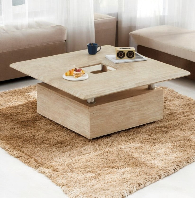 Table Basse en Travertin